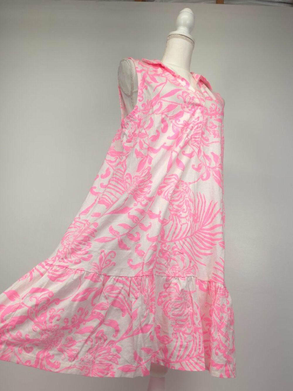 NWOT Lilly Pulitzer Riegan Dress Rousseau Pink Glisten in the Sun Large - Picture 8 of 10